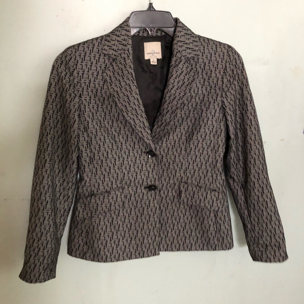 Ann Klein Patterned Blazer